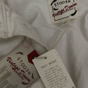 Stoosh Vintage Denim Jacket in Cream